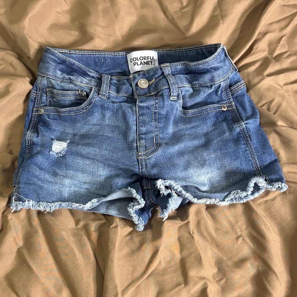Colorful Planet Kids Blue Denim Shorts